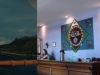 Front desk Mayan mural